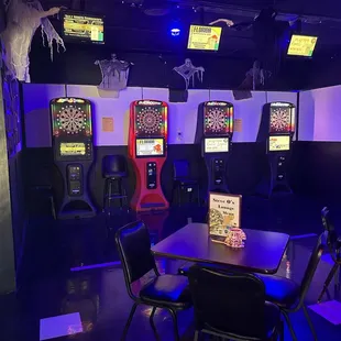 a game room full of video games