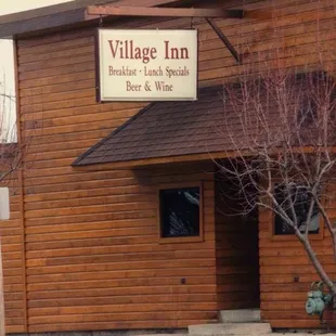 the front of the building