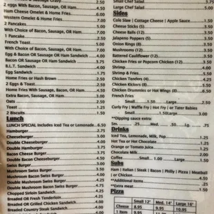 menu, sushi and sashimi