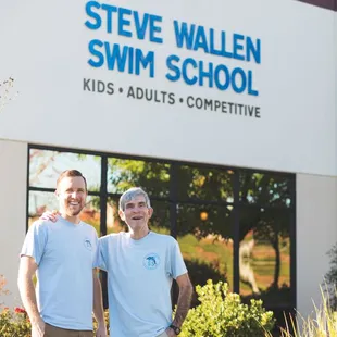 Steve Wallen Swim School Owners - Steve Wallen and his son Kaleb Wallen