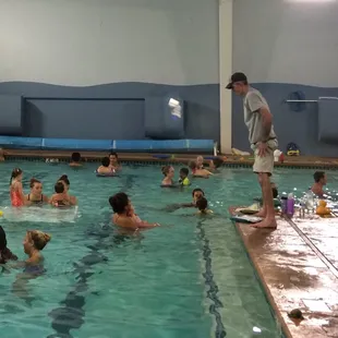 Where is the space for swimming?