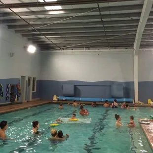 Crowded pool