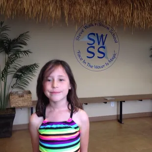 Marlee before her lesson.