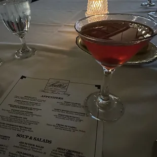 Cherry martini