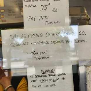 Menu As Of July 2024