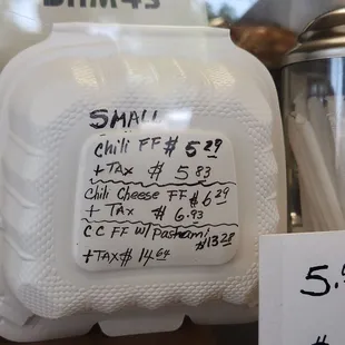 Menu As Of July 2024