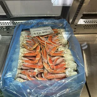 Frozen Snow. Crab legs