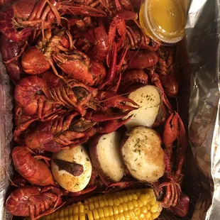 Two pounds of crawfish