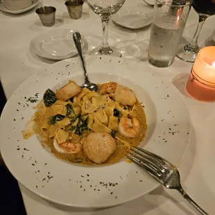 Seafood Pappardelle