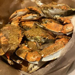 Bag full of crabs