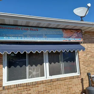 the outside of the building