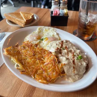 Chicken Fried Steak &amp; Eggs