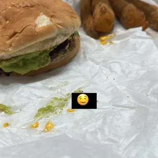 Avocado bacon burger and zucchini (5pcs)