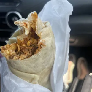 Chorizo Breakfast Burrito