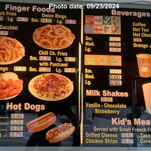 menu 9/23/2024