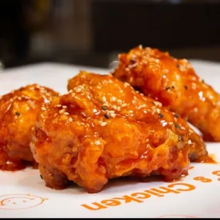 Seasoned mild chicken wings