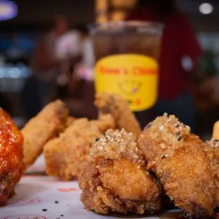 Three combination Chicken wings