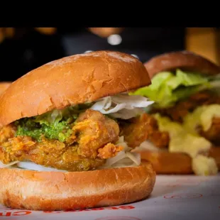 Spicy Chicken Sandwiches