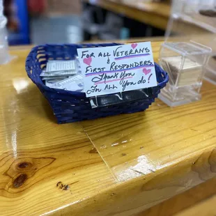 Thank you for your service