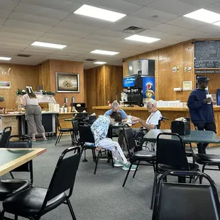 Fresh bar and soda machine.