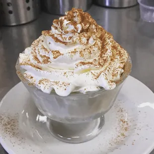 Homemade Rice Pudding to enjoy after a meal.