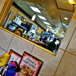 a man eating a hot dog