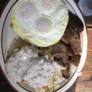 a plate of food