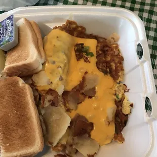Western omelette I ordered to go