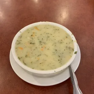 Dill pickle soup. Outstanding!