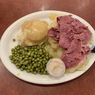 Corned Beef &amp; Cabbage (With a Side of Horseradish). Wowed!  Absolutely Fantastic!