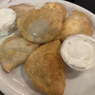 Homemade Pierogi (full order, fried)