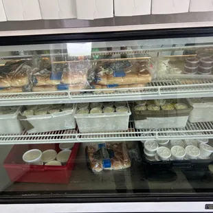 House made sauces and rolls ready for the oven. :)