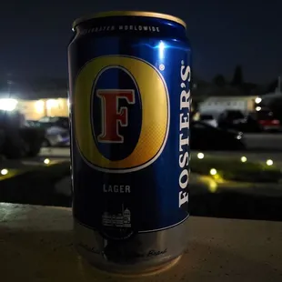 My $3.49 can. I most expensivee Foster's I ever had.