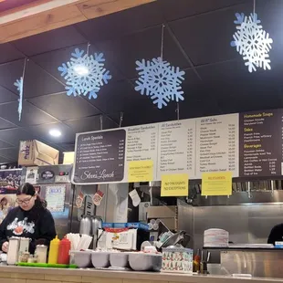 Menu board