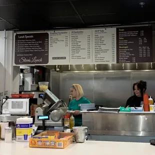 Menu since the renovations to Cross St Market, very reasonable prices