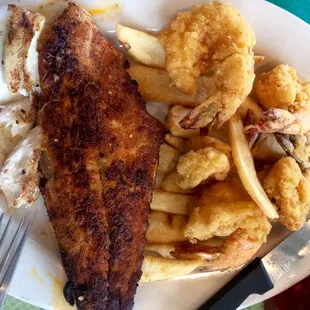 Fried Seafood Plate