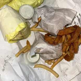 Happy bag of fried food