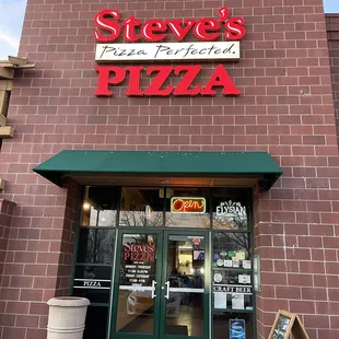 Front of establishment