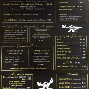 Lunch specials