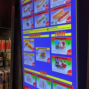 Great on-the-go menu