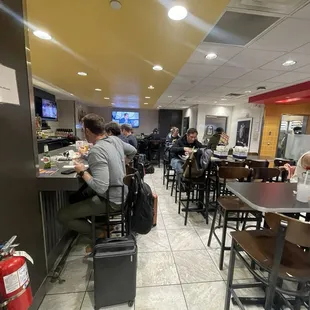 A closer inside view of the place