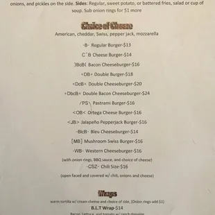 Menu current 10/21