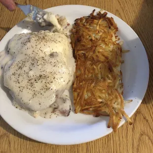 Gravy Smothered Oakie Benedict