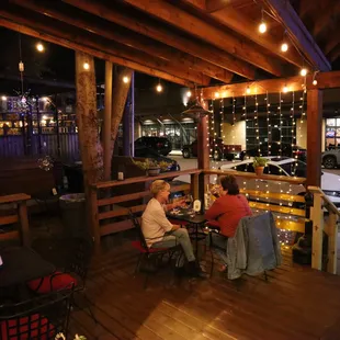 two people sitting at a table