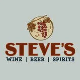 the logo for steve's wine spirits