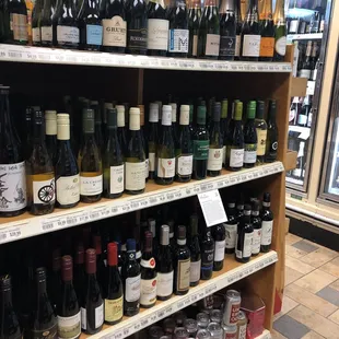 An entire section of small bottles - cute! Hard to tell maybe but their minis.