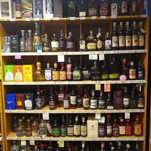 Tequilas and Rye Whiskey.