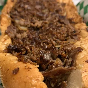 a close up of a sandwich