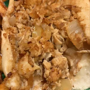 Half chicken cheesesteak