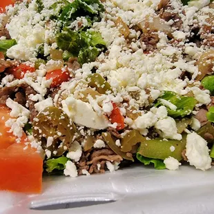 Beef Cheesesteak Salad